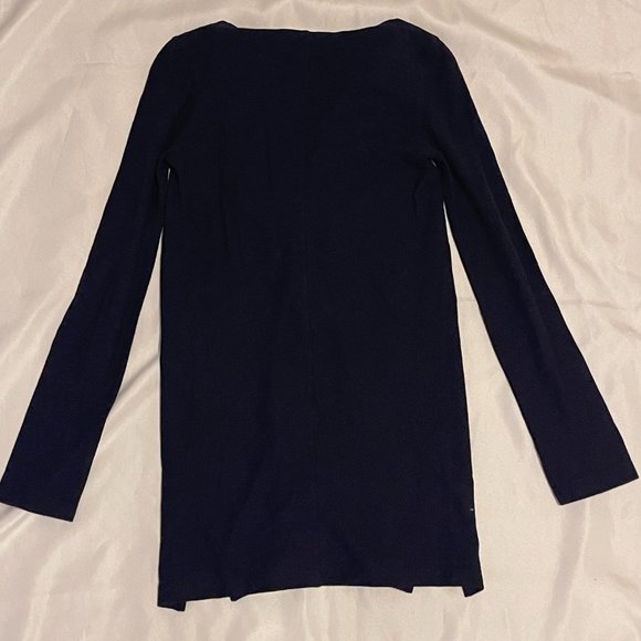 LILLY PULITZER Upf 50+ Hooded Skipper Popover Dress In True Navy  Size XS - Picture 3 of 7